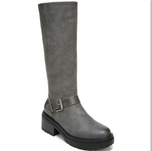 Naturalizer Adler High ShaftWomen's Boots Gray Dark TaupeNew Size 8